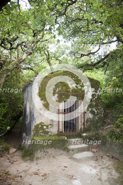 A small house in the garden of Capuchos Convent, Sintra, Portugal, 2009. Artist: Samuel Magal