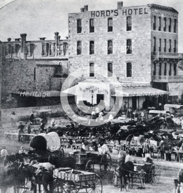 San Antonio, Texas, USA, 1876, (1954). Artist: Unknown