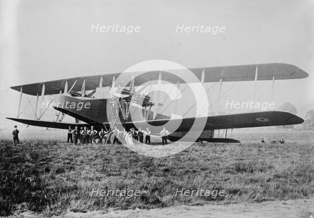Plane British Handley Page, between c1915 and c1920. Creator: Bain News Service.