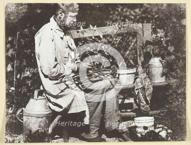 Bayard Jardinier, c. 1845, printed 1965. Creator: Hippolyte Bayard.