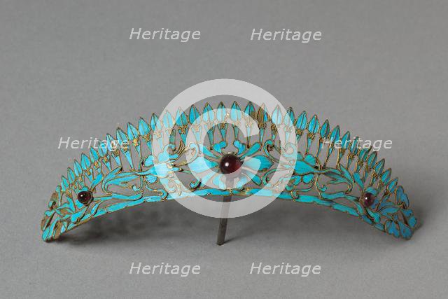 Headdress Ornament, 1800s-1900s. Creator: Unknown.