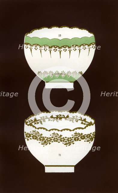 Derby patterns, 1876.  Artist: Hall & England