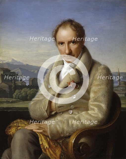 François Charles Hugues Laurent Pouqueville (1770-1838). Artist: Lorimier, Henriette (1775-1854)