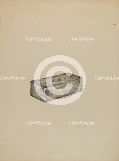 Silver Snuff Box, c. 1936. Creator: Columbus Simpson.