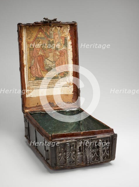 The Nativity, in Coffer, c. 1490. Creator: Unknown.