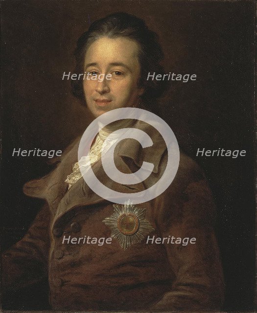 Portrait of Prince Alexander Kurakin (1752-1818), 1782. Artist: Batoni, Pompeo Girolamo (1708-1787)