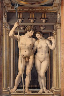 Neptune and Amphitrite, 1516. Artist: Gossaert, Jan (ca. 1478-1532)