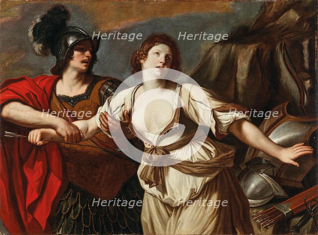 Rinaldo and Armida. Creator: Guercino (1591-1666).