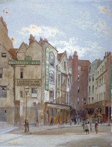 View of Woods Hotel, Portugal Street, Westminster, London, c1880. Artist: John Crowther