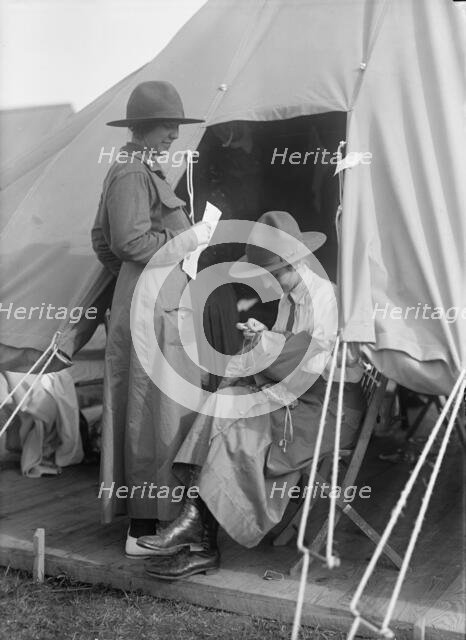 Woman's National Service School, Under Woman's Section, Navy League, Activities, 1916. Creator: Harris & Ewing.