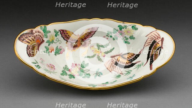 Boat-Shaped Dish, Burslem, c. 1820. Creator: Wedgwood.