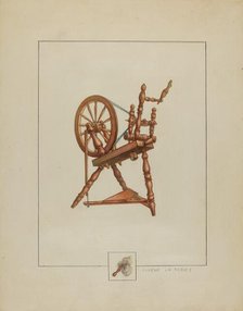 Spinning Wheel, 1935/1942. Creator: Eugene La Foret.