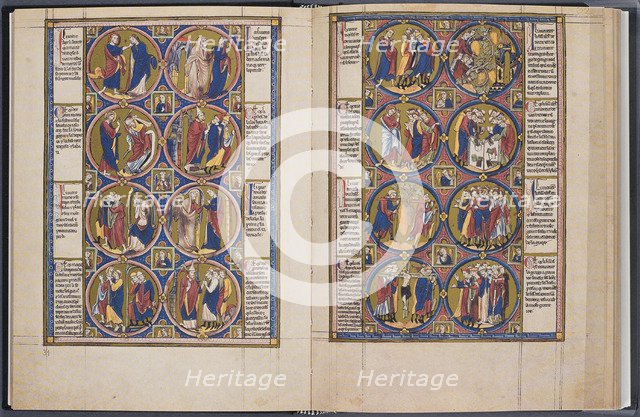 The Creation. Bible moralisée (Codex Vindobonensis 2554), ca 1250. Artist: Anonymous  