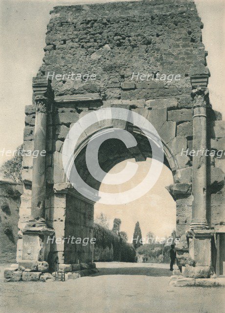 The Arch of Drusus, Rome, c1926 (1927). Artist: Eugen Poppel.