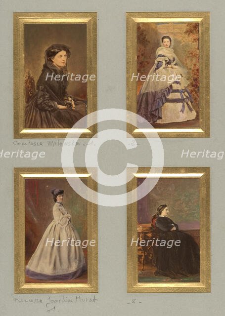 [Comtesse Walewska and Princesse Joachim Murat], before 1865. Creators: Pierre-Louis Pierson, Marck.