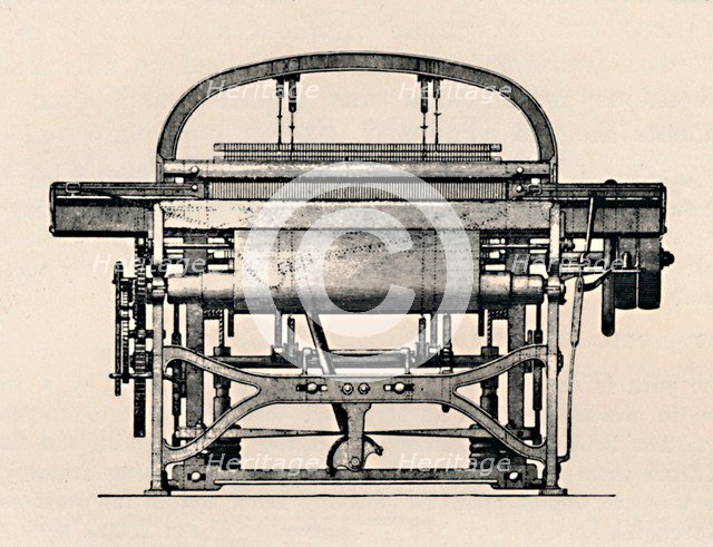 'Power Loom (Front View)', 1836, (1904). Artist: Unknown.