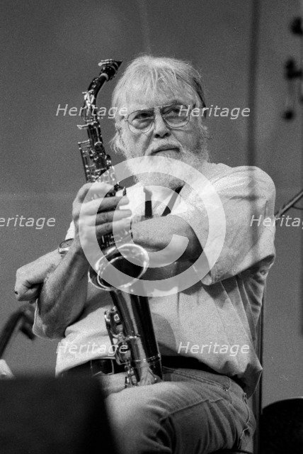 Bud Shank, Brecon Jazz Festival, Brecon, Powys, Wales, Aug 2000. Artist: Brian O'Connor.