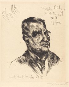 Wilhelm Trübner, 1913. Creator: Lovis Corinth.