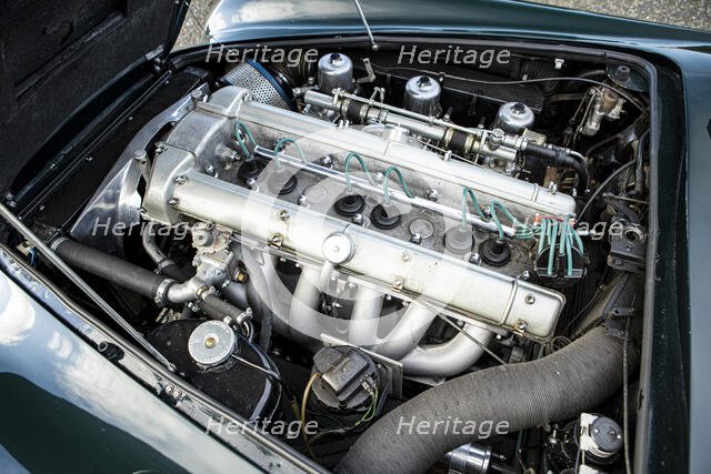 Engine of a 1965 Aston Martin DB5. Creator: Unknown.