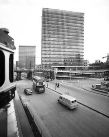 London Wall, City of London, c1955.  Creator: Arthur Charles Kirby Ware.