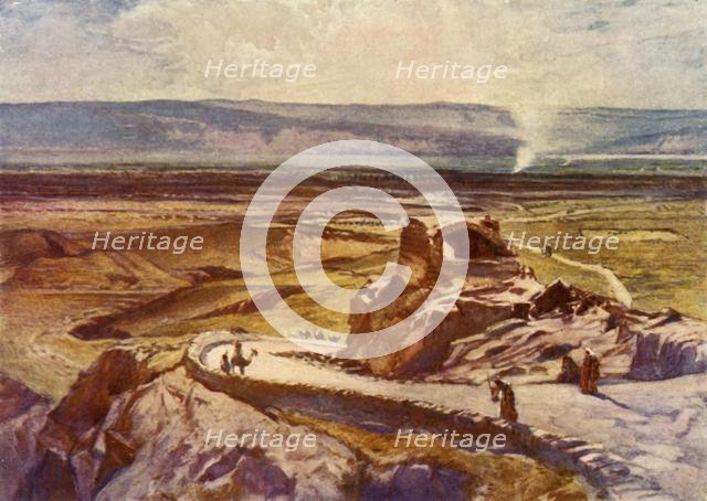 'The Plain of Jericho Looking Towards the Mountains of Moab', 1902. Creator: John Fulleylove.