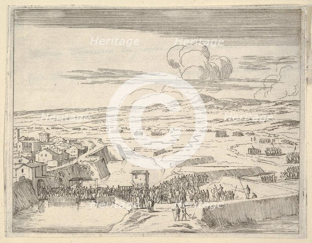 After a Few Days of Siege with the French Army, Francesco I d'Este Takes Prossession of Mo..., 1659. Creator: Bartolomeo Fenice.