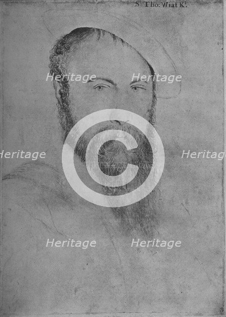 'Sir Thomas Wyatt (Copy)', c1535-1553 (1945). Artist: Hans Holbein the Younger.