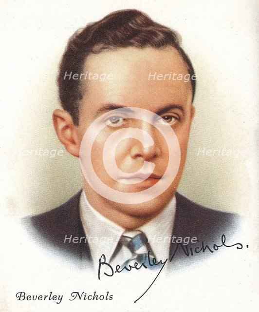 Beverley Nichols, 1937. Artist: Beverley Nichols