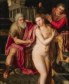 Susannah and the Elders. Creator: Key, Willem Adriaensz, Workshop (1516-1568).