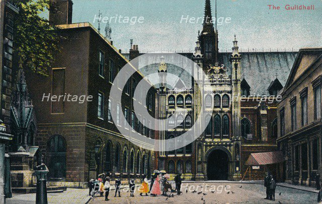 'The Guildhall', c1910. Artist: Unknown.
