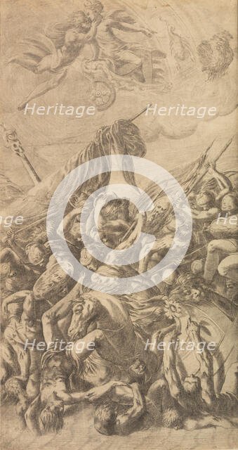 The Abduction of Helen, 1547. Creator: Andrea Schiavone.