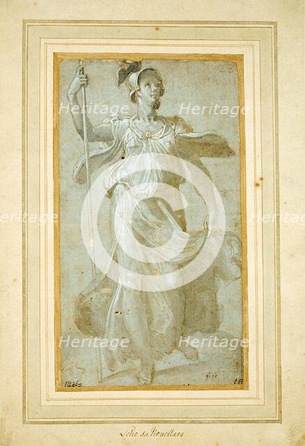 Full-Length Draped Figure of Woman, 1580/1600. Creator: Unknown.