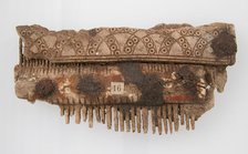 Double-Sided Comb, Frankish, 7th century. Creator: Unknown.