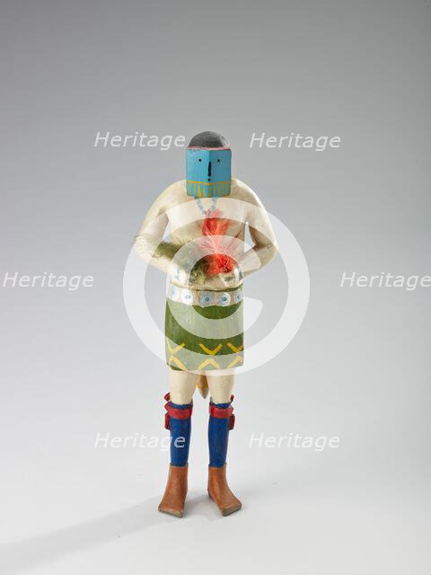 Yeibichai (female mask), 1934-1946. Creator: Clitso D Dedman.