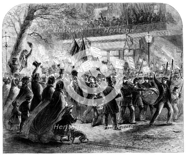 The election of Mr. Horatio Seymour, Governor of the State of New York…, 1862. Creator: Unknown.