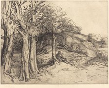 Solitude (Solitude (Paysage)). Creator: Alphonse Legros.