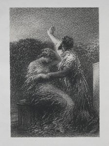 Le mage Baltajar et Fatime, 1891. Creator: Henri Fantin-Latour (French, 1836-1904).