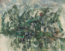 At the Water's Edge, c. 1890. Creator: Paul Cezanne.