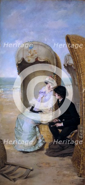 The Confession. Artist: Palmaroli y Gónzalez, Vicente (1834-1896)