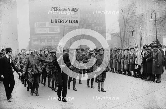 Pershing Veterans, 1918. Creator: Bain News Service.