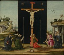The Crucifixion with Saints, c. 1490. Creator: Botticelli, Sandro, (Workshop)  .