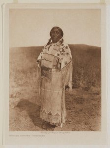 Woman's Costume, Cheyenne, 1927. Creator: Edward Sheriff Curtis.
