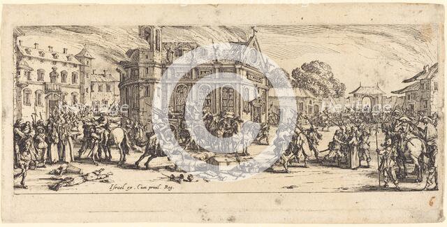 Destruction of a Convent, c. 1633. Creator: Jacques Callot.