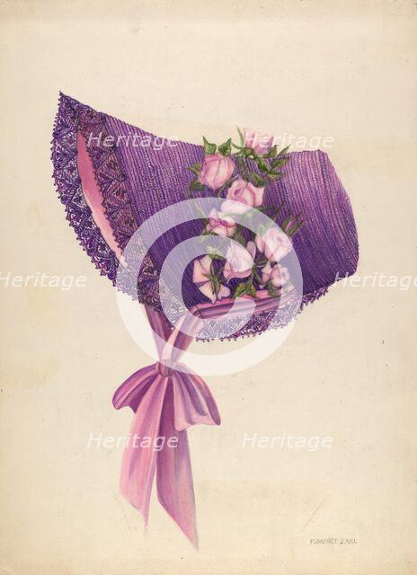 Bonnet, 1935/1942. Creator: Florence Earl.