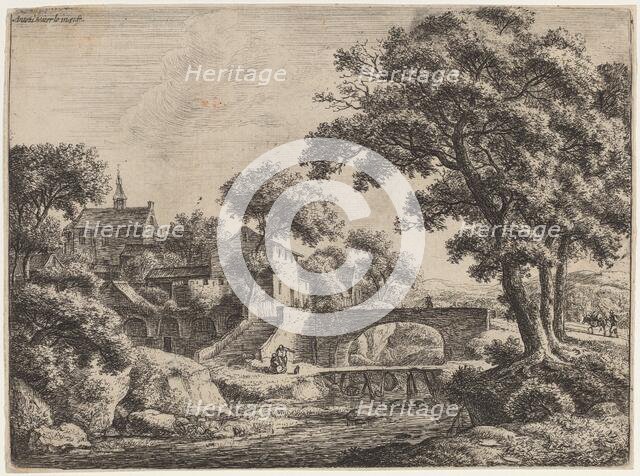 A Wooden and a Stone Bridge. Creator: Anthonie Waterloo.