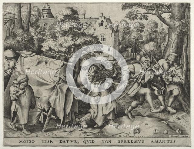 The Wedding of Mopsus and Nisa, 1570. Creator: Pieter van der Heyden (Netherlandish, c. 1530-c. 1575).