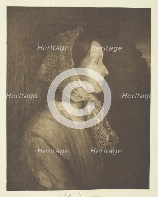 Lady Tennyson, c. 1893. Creator: Henry Herschel Hay Cameron.