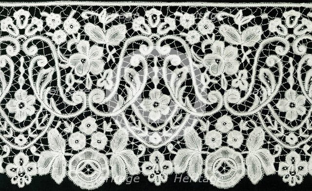 Flounce, Belgium, 1865/85. Creator: Unknown.