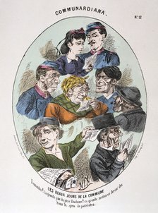 'Les Beaux Jours de la Commune', 1871. Artist: Anon