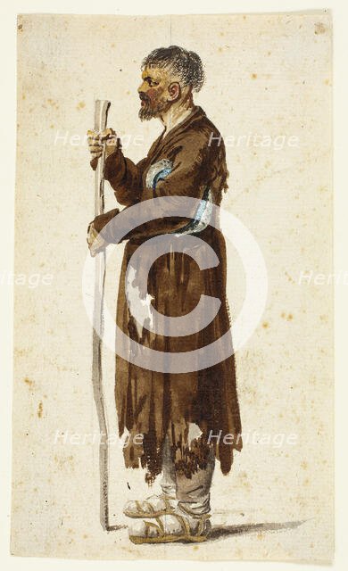 Russian Peasant, n.d. Creator: possibly Daniel Nikolaus Chodowiecki German, 1726-1801.